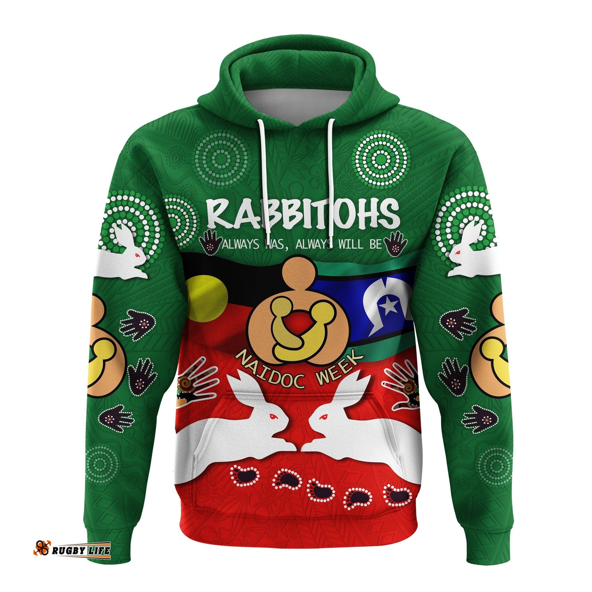 south sydney rabbitohs hoodie naidoc week indigenous
