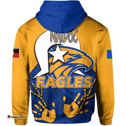 NAIDOC West Coast Eagles Hoodie Aboriginal Patterns