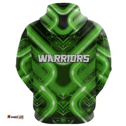 custom personalised new zealand warriors rugby hoodie original style green