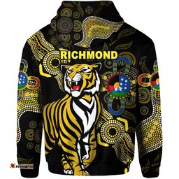 Richmond Tigers Hoodie NAIDOC Heal Country! Heal Our Nation Indigenous Vibes