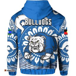 bulldogs naidoc hoodie indigenous white