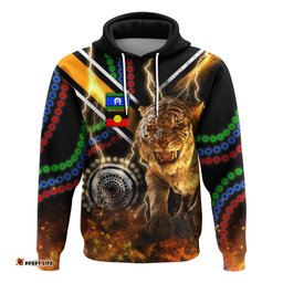 Wests Tigers NAIDOC Week Hoodie Version Aboriginal Tiger 3D
