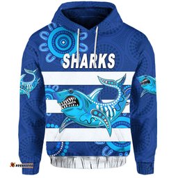 east fremantle football club hoodie sharks indigenous version