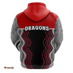 Dragons Hoodie St. George Aboriginal Sport Style Ver.2