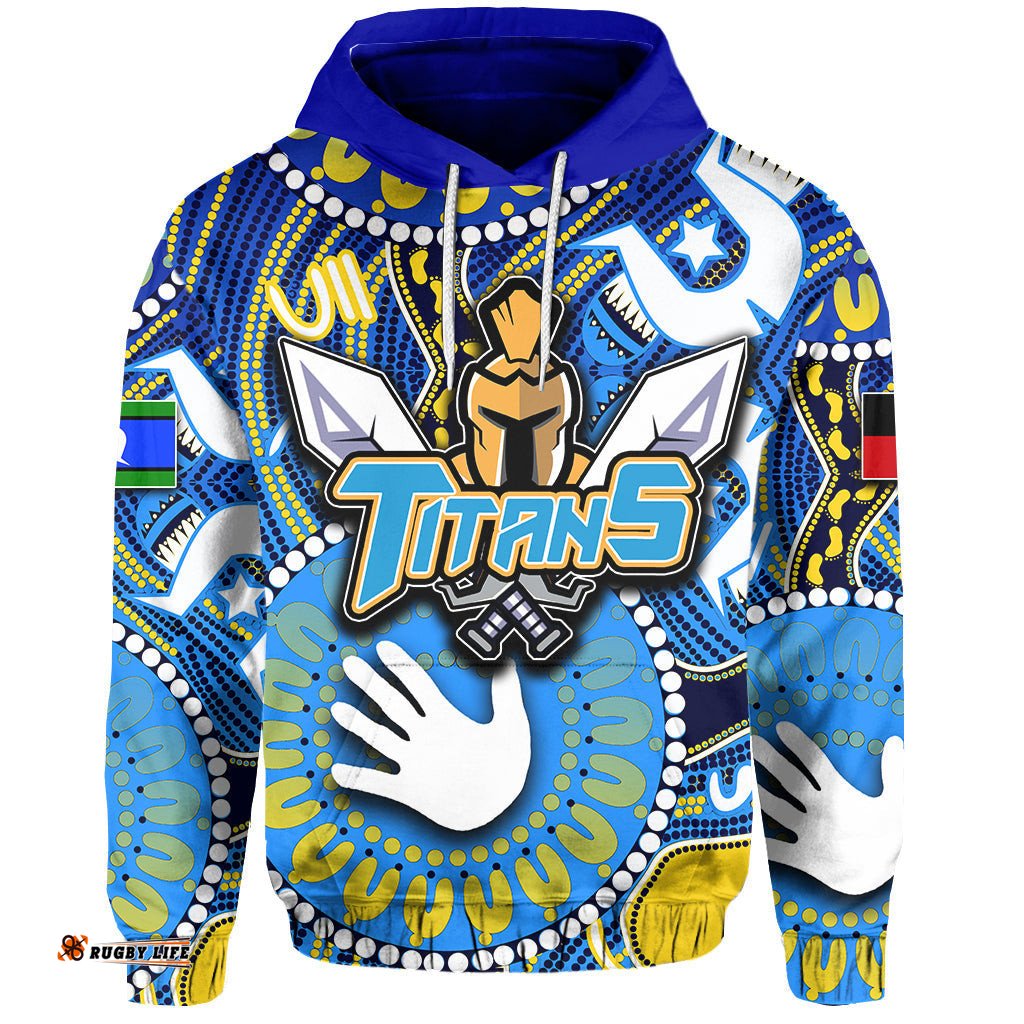 custom personalised naidoc gold coast hoodie titans naidoc patterns