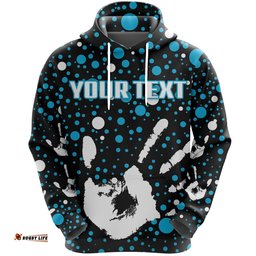 custom personalised sharks rugby indigenous hoodie minimalism version
