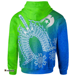 aussie aboriginal hoodie torres strait islander ocean style