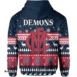 demons christmas hoodie indigenous melbourne football