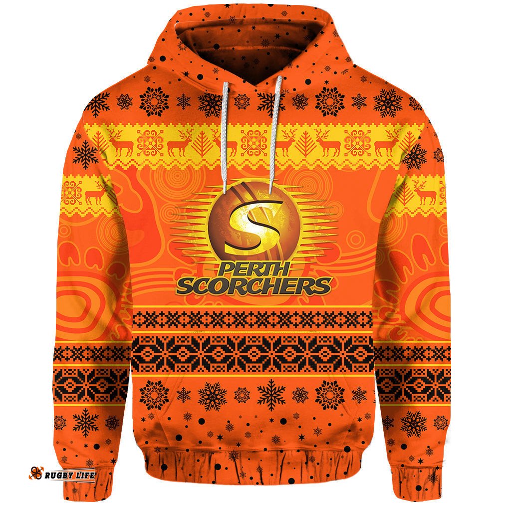 perth scorchers hoodie christmas simple style
