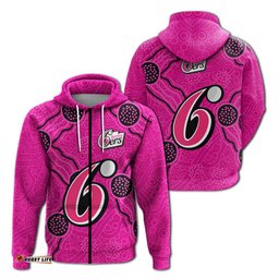 sydney sixers hoodie aboriginal dot painting