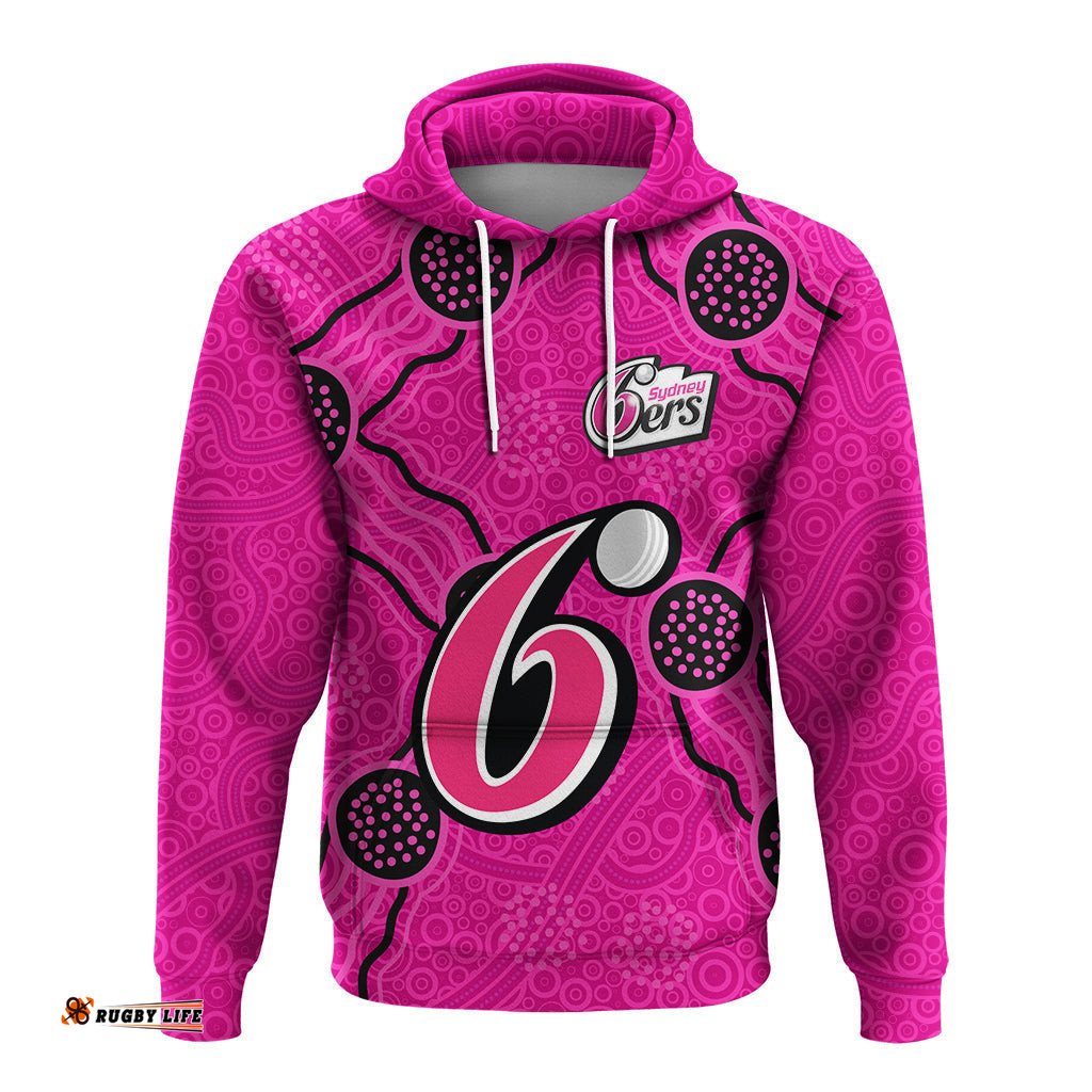 sydney sixers hoodie aboriginal dot painting