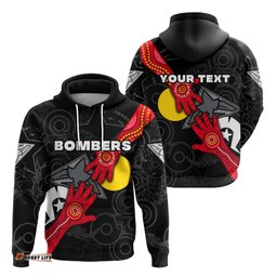 Custom Personalised Bombers NAIDOC Week Hoodie Essendon Aboriginal