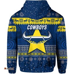north queensland cowboys hoodie christmas simple style