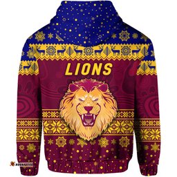 brisbane lions hoodie christmas simple style