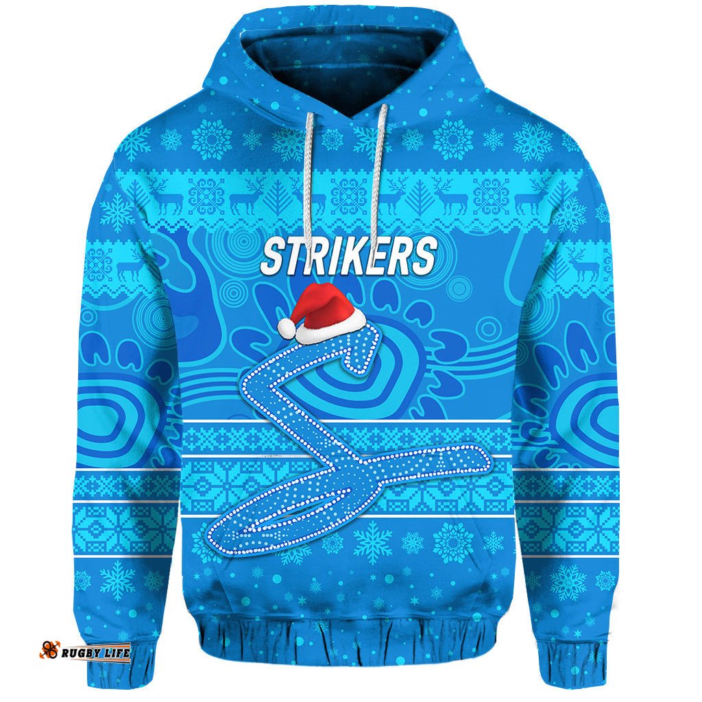 custom personalised adelaide strikers hoodie christmas simple style