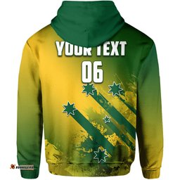 custom personalised and numbercricket hoodie australian cricket special style