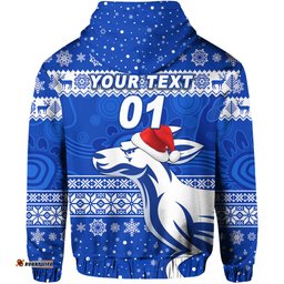 custom personalised north melbourne kangaroos hoodie christmas simple style