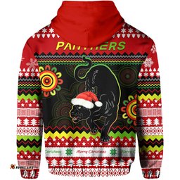 panthers christmas hoodie penrith snow mix indigenous