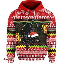 panthers christmas hoodie penrith snow mix indigenous