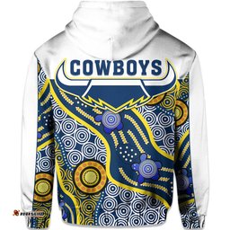 custom personalised cowboys hoodie north queensland indigenous