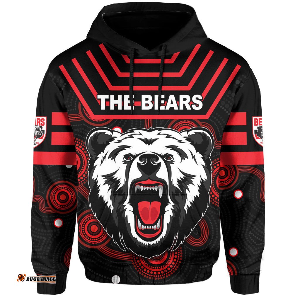 custom personalised the bears indigenous hoodie go north sydney