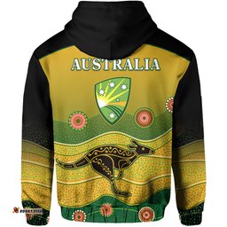 cricket australia hoodie indigenous kangaroo