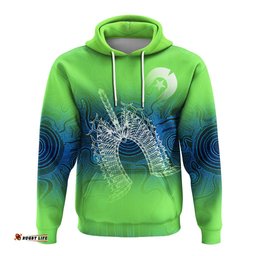 torres strait islands hoodie indigenous dot painting art