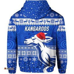 north melbourne kangaroos hoodie christmas simple style