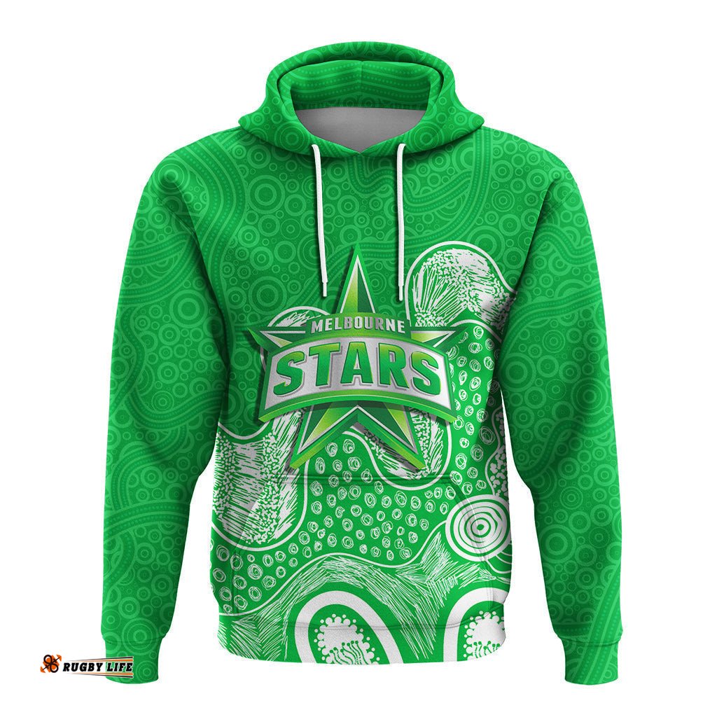 melbourne stars hoodie aboriginal style of dot