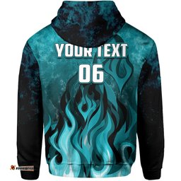 custom personalised and numberbrisbane heat hoodie cricket special style