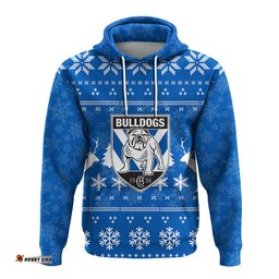 canterbury bankstown bulldogs hoodie christmas ugly style