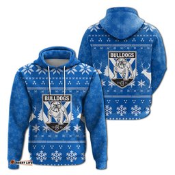 canterbury bankstown bulldogs hoodie christmas ugly style