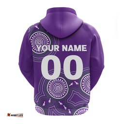 custom personalised perth glory hoodie indigenous dot painting art
