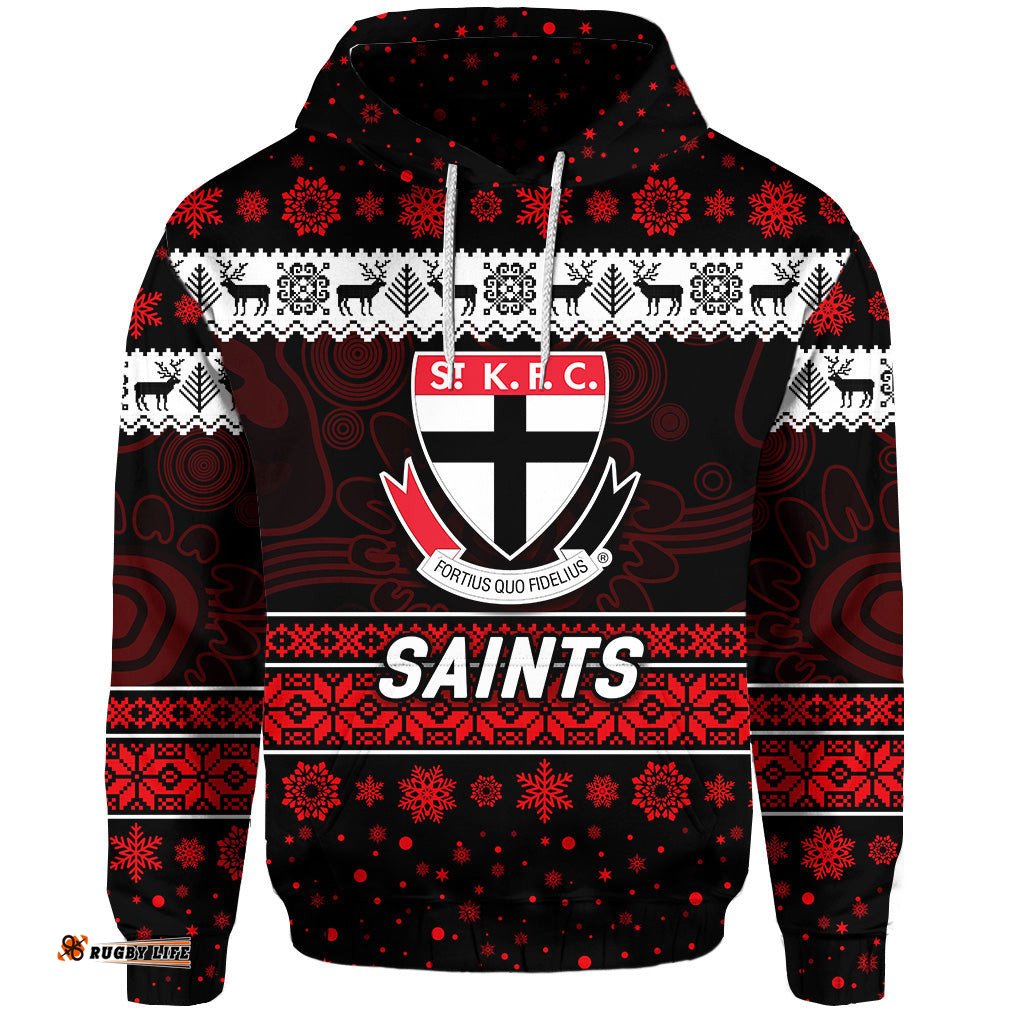 st kilda saints hoodie christmas simple style
