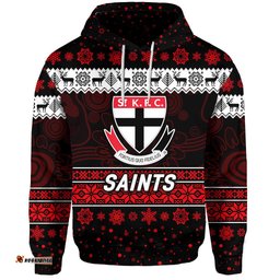st kilda saints hoodie christmas simple style