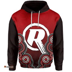 custom personalised and numbermelbourne renegades hoodie cricket aboriginal style