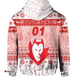custom personalised federal football club hoodie christmas simple style white