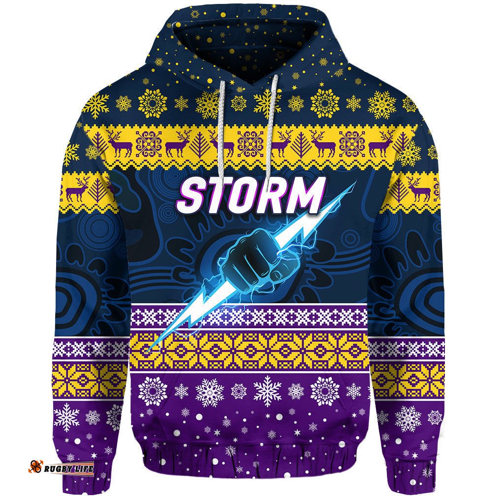 melbourne storm hoodie christmas simple style navy