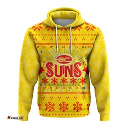 gold coast suns hoodie christmas ugly style