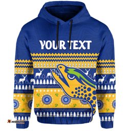 custom personalised eels indigenous hoodie parramatta christmas