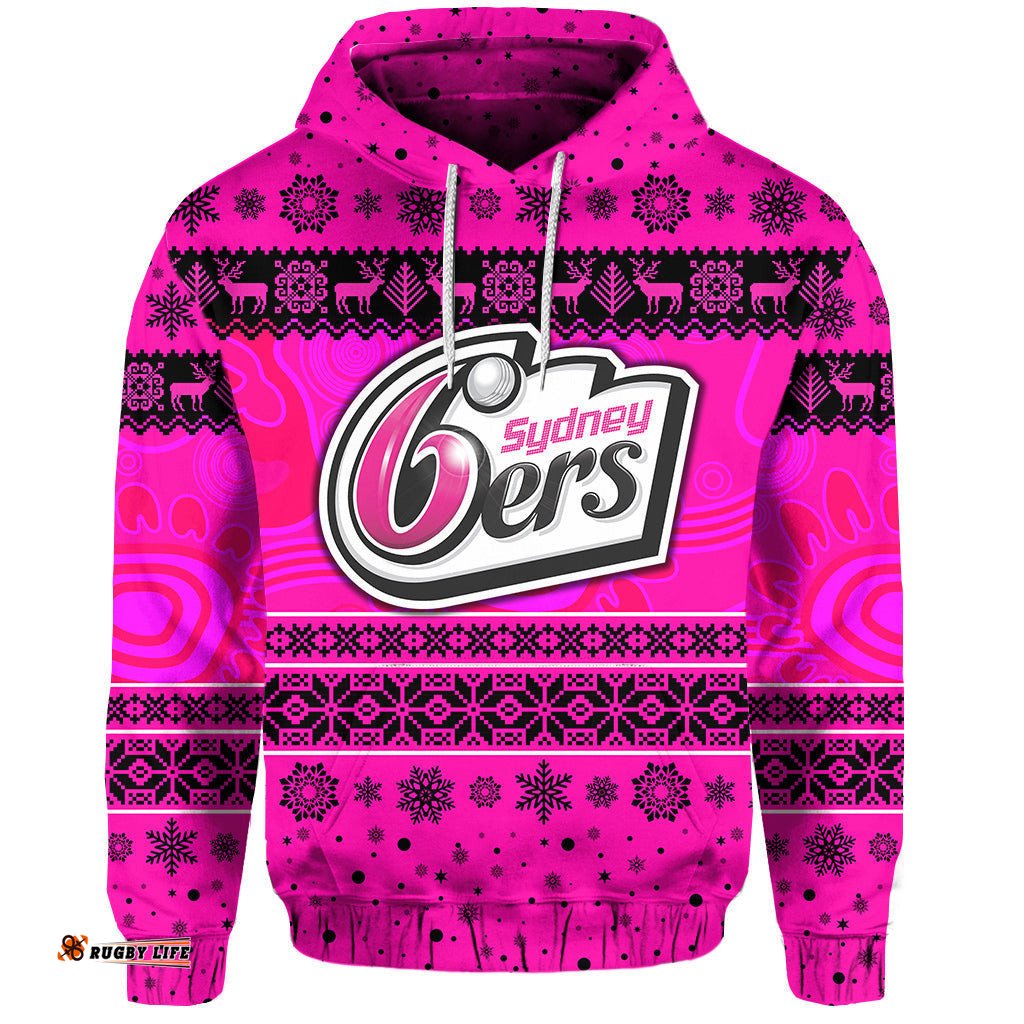 sydney sixers hoodie christmas simple style