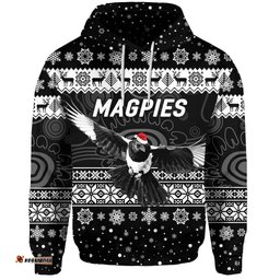 collingwood magpies hoodie christmas simple style