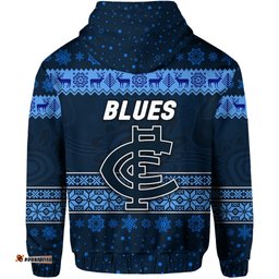 carlton blues hoodie christmas simple style