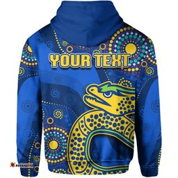 custom personalised parramatta eels hoodie blue style