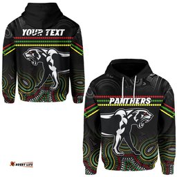 custom personalised panthers indigenous hoodie premiers penrith champion