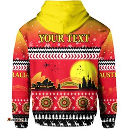custom personalised australia christmas hoodie proud sydney opera house