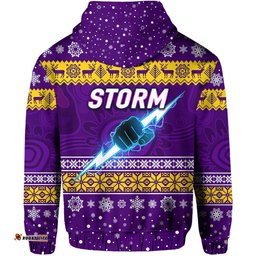 melbourne storm hoodie christmas simple style purple