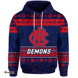 melbourne demons hoodie christmas simple style