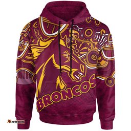 broncos rugby hoodie custom super indigenous broncos hoodie rlt13