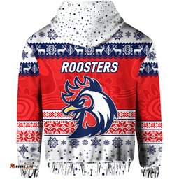sydney roosters hoodie christmas simple style white